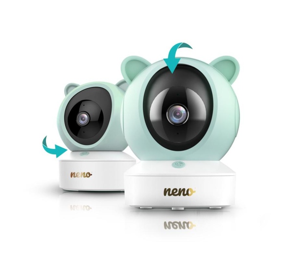 Neno Ivo - obrotowa wideo-niania IP z odbiornikiem - 1313381 - zdjęcie 4